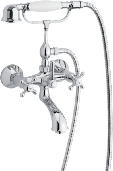 Damixa Tradition bath/shower mixer with hand shower, chrome